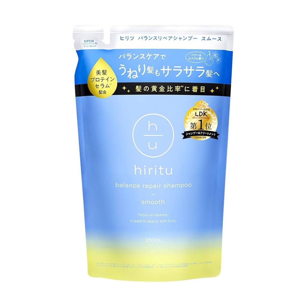 Відновлювальний шампунь для волосся hiritu Balance Repair Shampoo Smooth, 350 мл (дойпак)